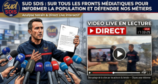 SUD SDIS sur tous les fronts médiatiques pour informer la population et défendre nos métiers